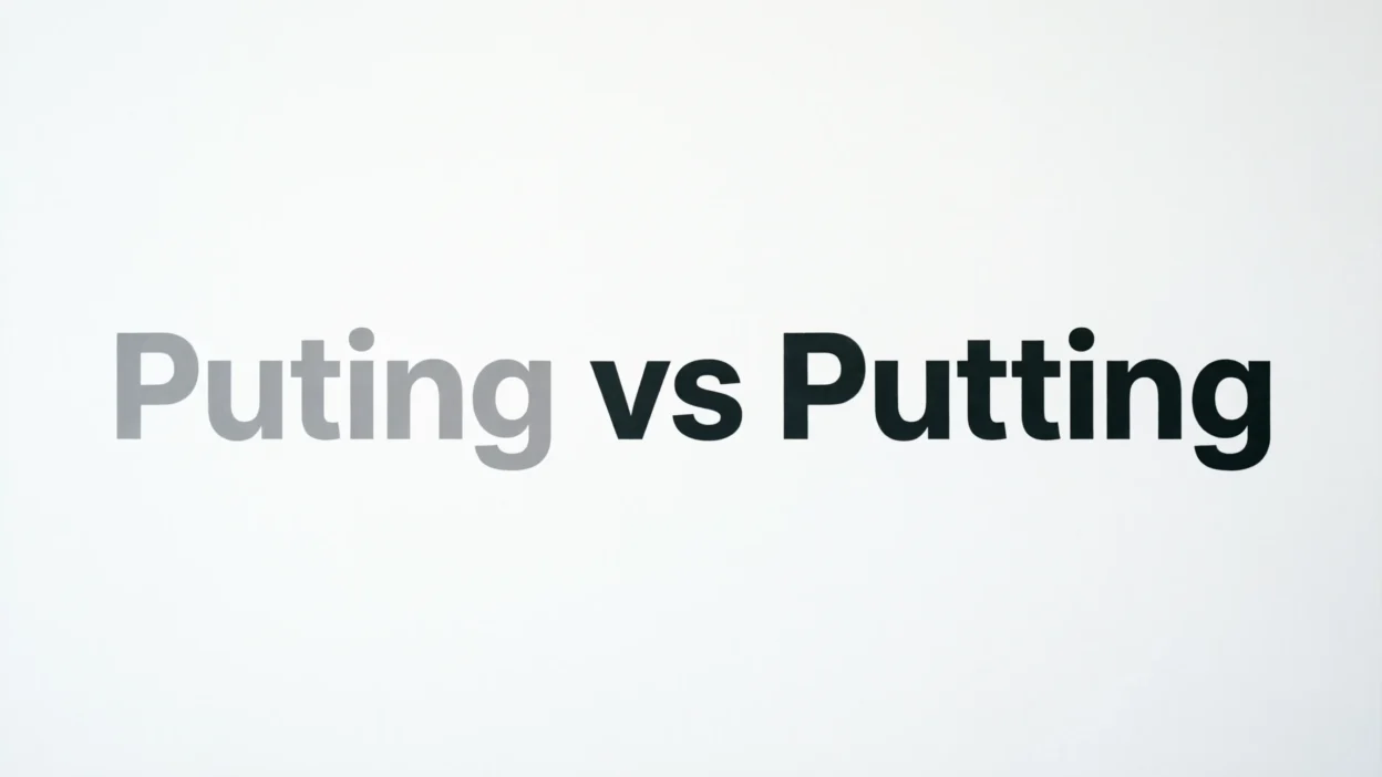Puting vs Putting