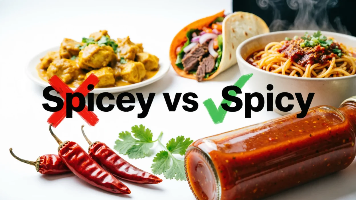 Spicey vs Spicy