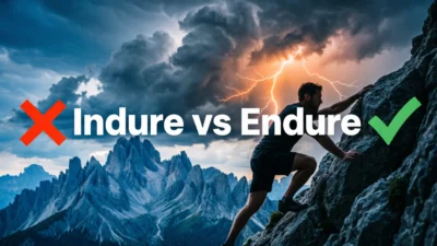 Indure vs Endure