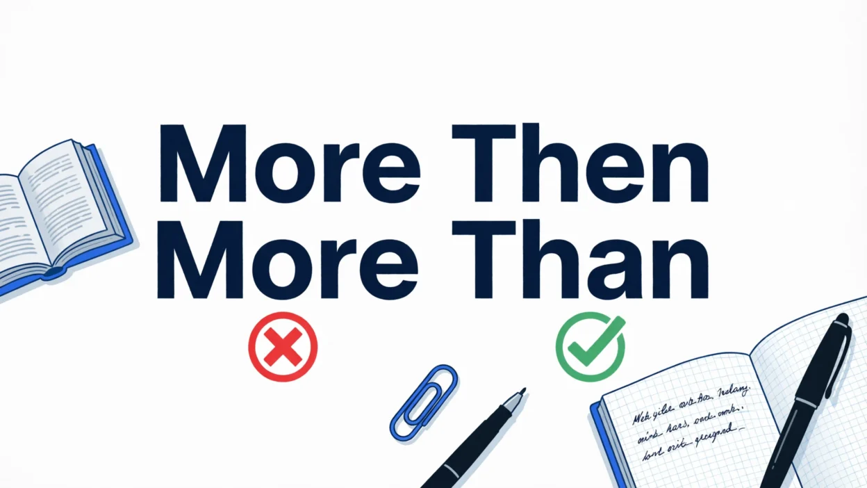 More Then vs More Than