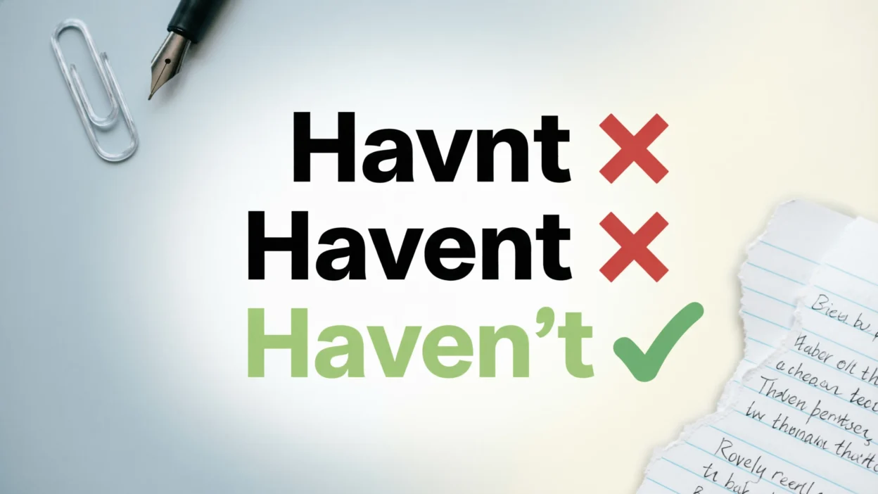 Havnt vs Havent