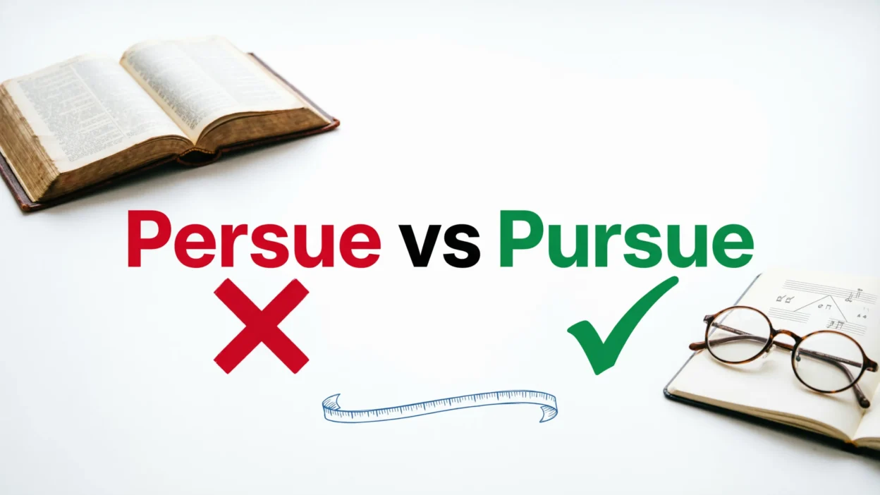 Persue vs Pursue