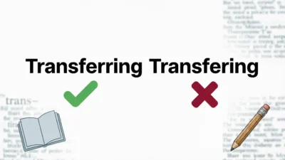 Transferring vs Transfering
