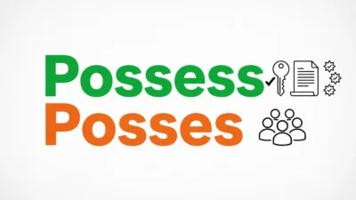 Possess vs Posses