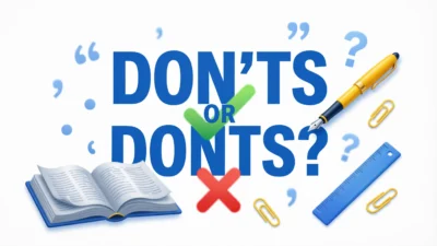 Don’ts or Donts