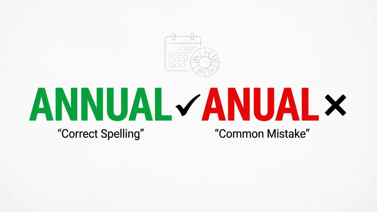 Annual vs Anual