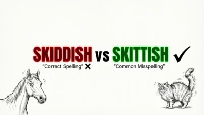Skiddish vs Skittish