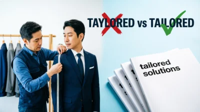 Taylored vs Tailored