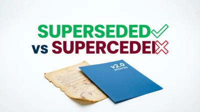 Superseded vs Superceded