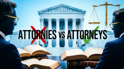 Attornies vs Attorneys
