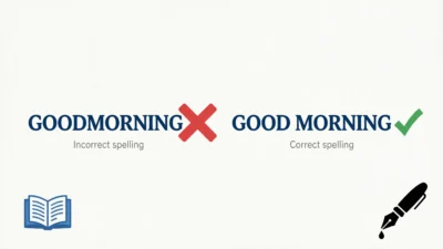 Goodmorning vs Good Morning