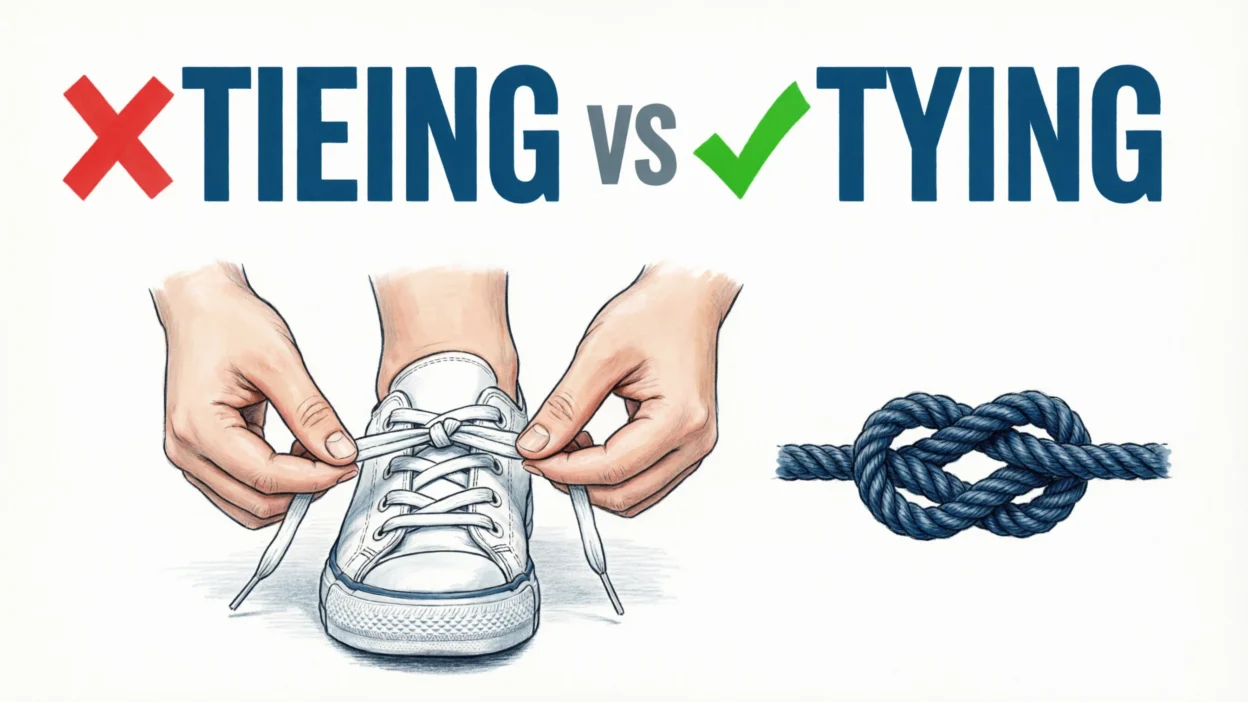 Tieing vs Tying