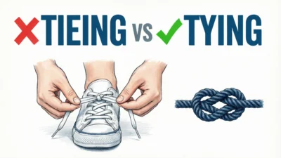Tieing vs Tying