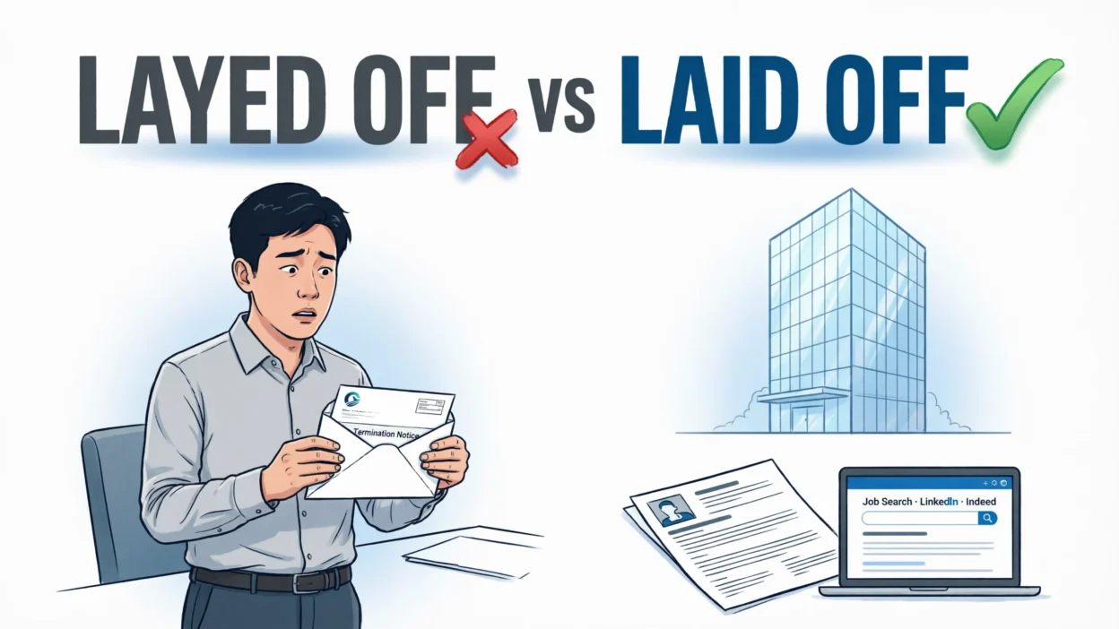 Layed Off vs Laid Off