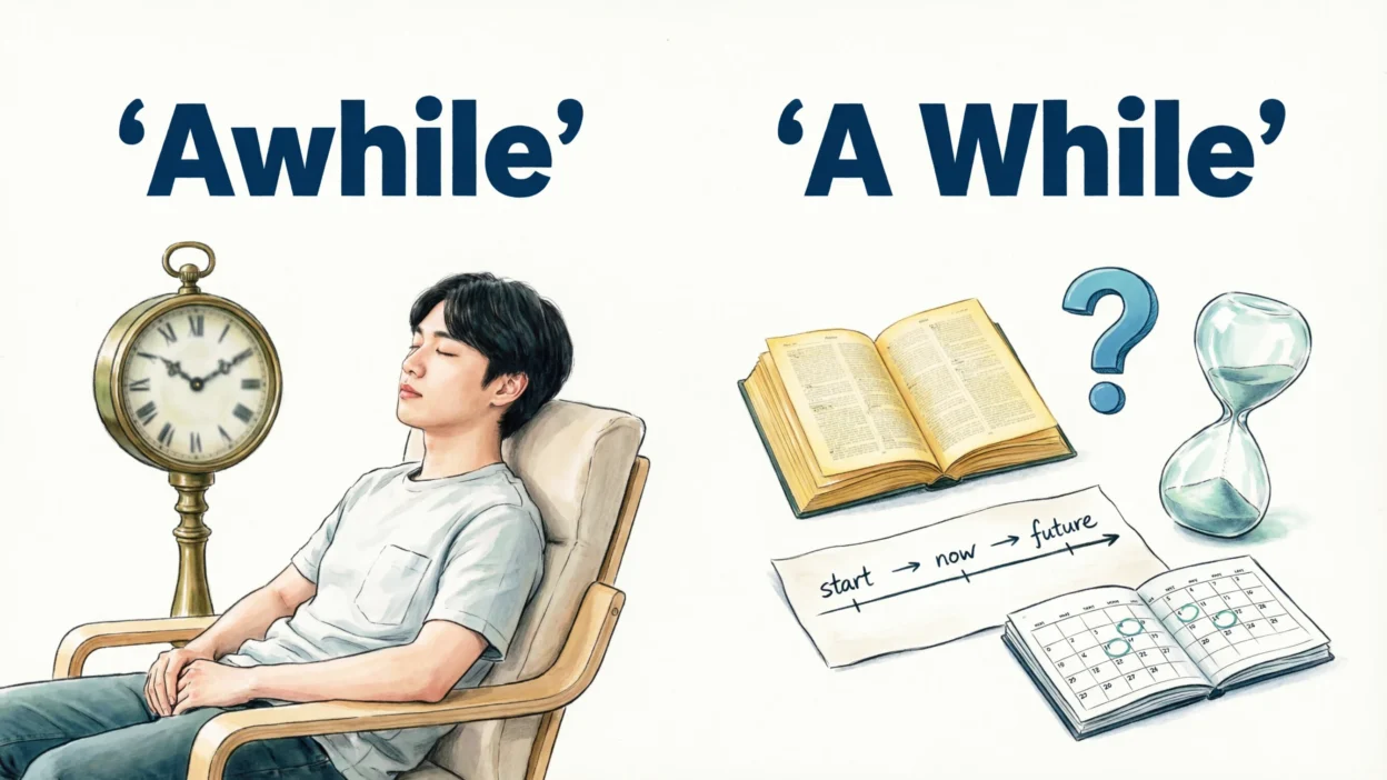 Awhile vs A While