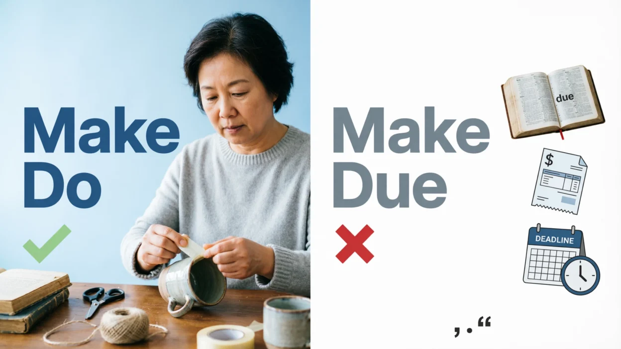 Make Do vs Make Due