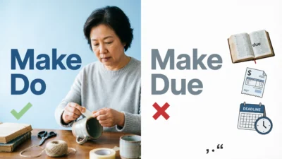 Make Do vs Make Due
