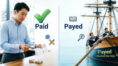 Payed vs Paid