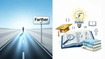 Farther vs Further