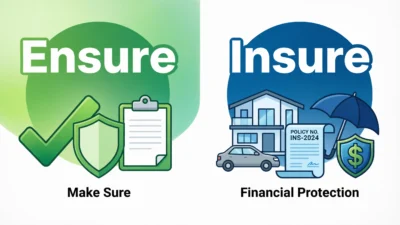 Ensure vs Insure