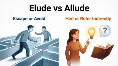 Elude vs Allude