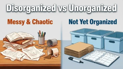 Disorganized vs Unorganized