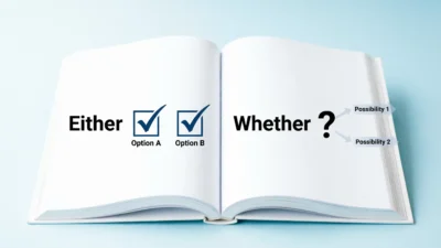 Either vs Whether