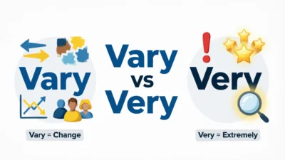 Vary vs Very