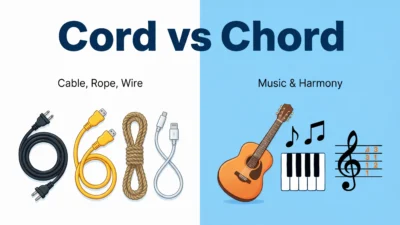 Cord vs Chord