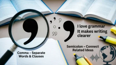 Comma vs Semicolon