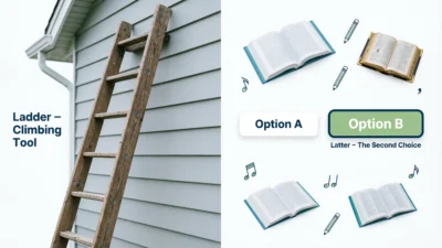 Ladder vs Latter