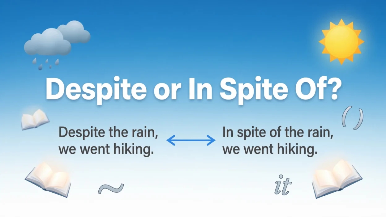 Despite or In Spite