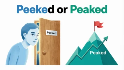 Peeked or Peaked