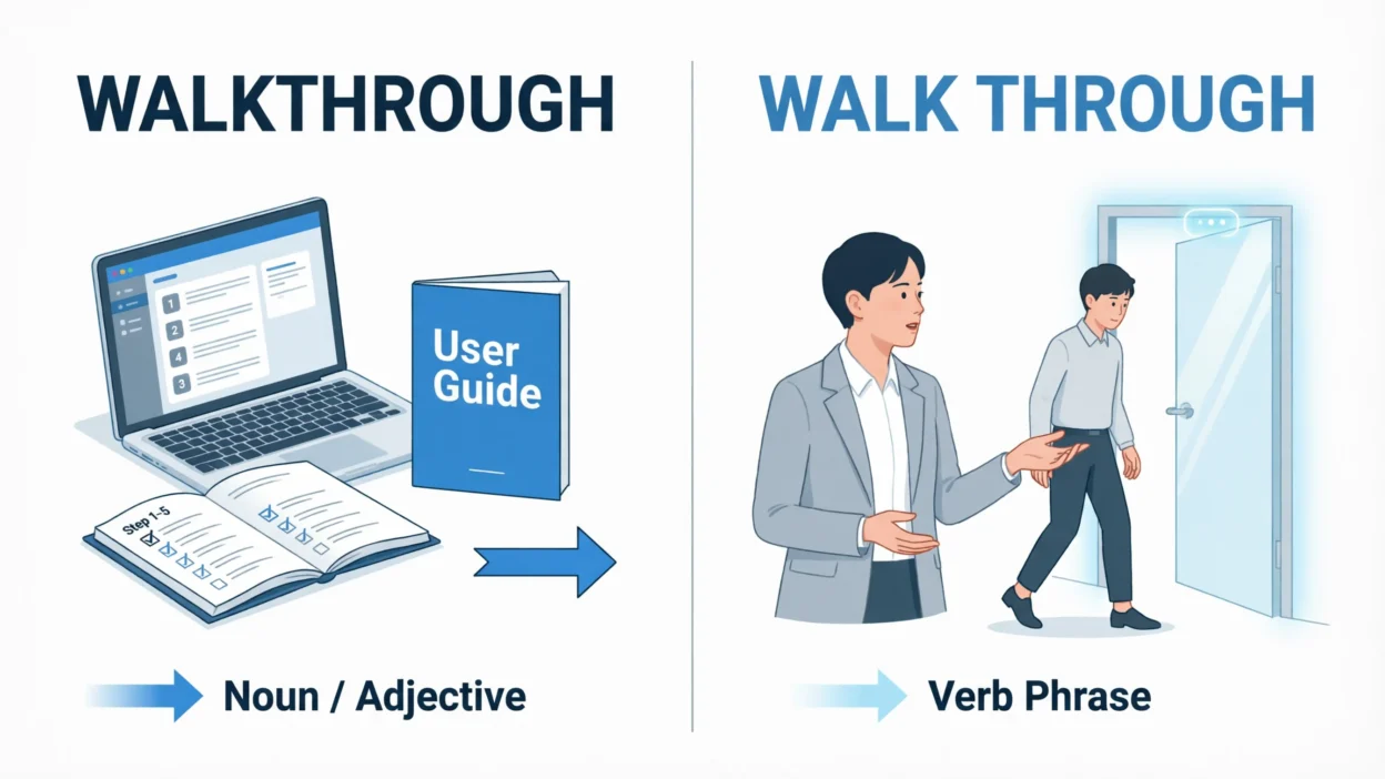 Walkthrough vs Walk Through