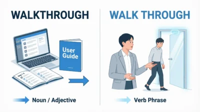 Walkthrough vs Walk Through